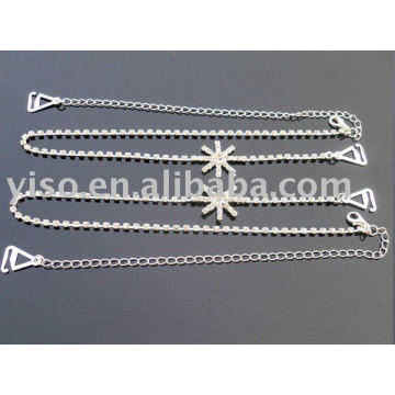 Mode bretelles en métal / accessoires de soutien-gorge / bijoux en strass